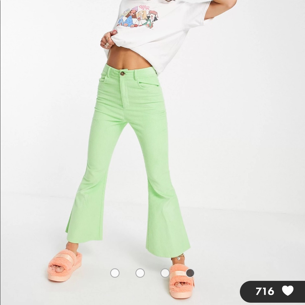 Green Corduroy Pants